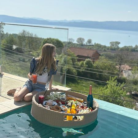 Casa Farmak - 4 Bedroom Lux Apartment With Infinity Pool & Lake View Охрид Екстер'єр фото