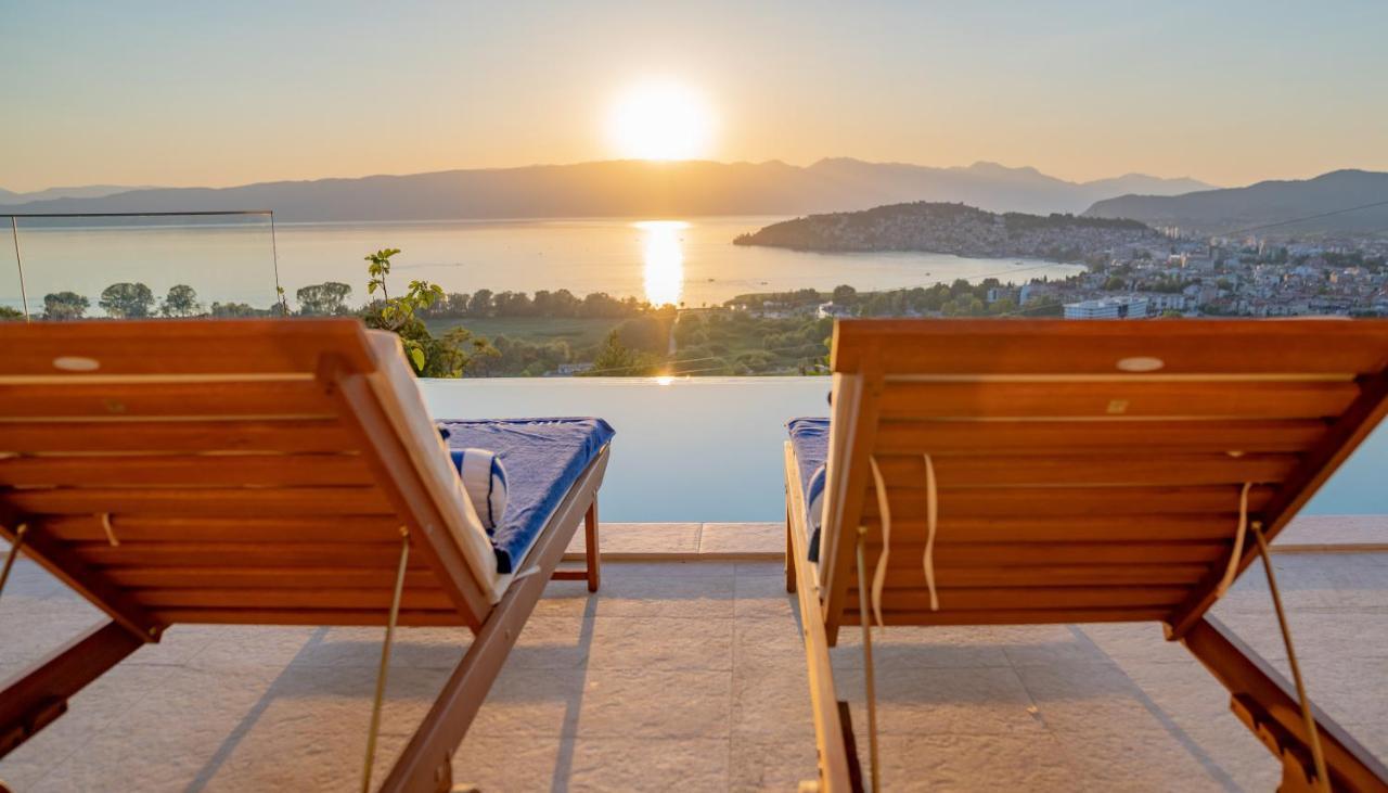 Casa Farmak - 4 Bedroom Lux Apartment With Infinity Pool & Lake View Охрид Екстер'єр фото